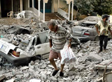 Bombing by Isreal against Lebanon