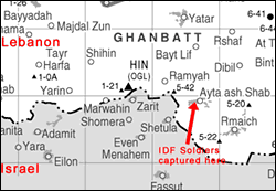 Israeli soldiers captured in Lebanon