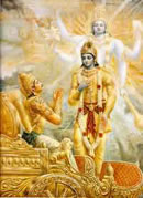 Artistic representation of Hindu gods