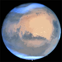 Photo of Mars by Hoagland in association with other independent scientists