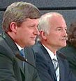 Stephen Harper (left) and Jack Layton