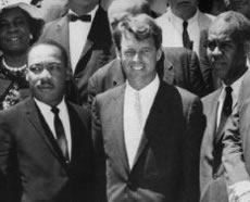 Dr. Martin Luther King. Jr. (left) and Robert F. Kennedy (right)