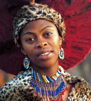 Zulu woman from South Africa