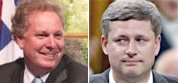Jean Charest and Stpehen Harper