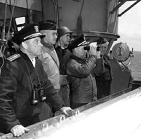 Officers on USS Augusta