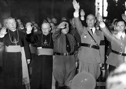riests showed solidarity with Adolf Hilter