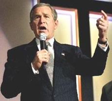 U.S. President George W. Bush.