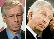 Stéphane Dion [left] and Gilles Duceppe