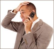 Cell phone user