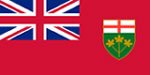 Ontario's current provincial flag