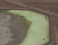 Example of uranium mining contamination