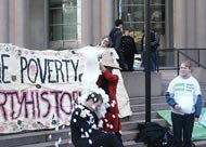 Vancouver anti-poverty protest