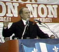 Pierre Elliot Tudeau during the No Campaign