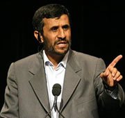 Iranian President Mahmoud Ahmadinejad