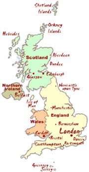 United Kingdom map