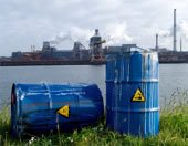 Polluted waters