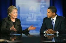 Hillary Clinton and Barack Obama
