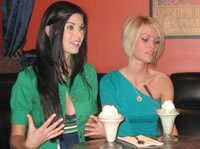 Jayde Nicole and Charlee Beer