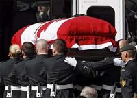 Canadian soldier funeral