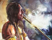 First Nations used the Tobacco in Peace Pipe to re-affirm our vital spiritual interconnectedness