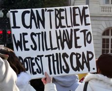 Placard against Gulf Oil Spill