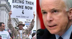 Iraq War veterans protest